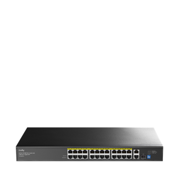 Cudy FS1026PS1 – Unmanaged PoE+ Switch με 24x PoE και 2 uplink - Σύγκριση Προϊόντων