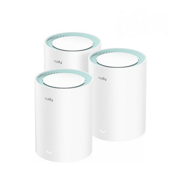 Cudy M1300 WiFi Mesh Network Access Point Wi‑Fi 5 Dual Band (2.4 & 5GHz) σε Τριπλό Kit - CUDY