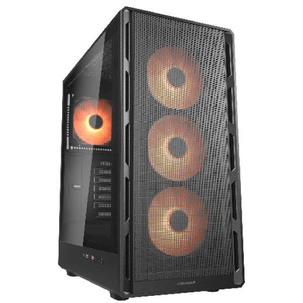 Cougar AirFace Pure PRO Gaming Midi Black - Σύγκριση Προϊόντων