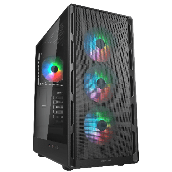 Cougar AirFace Pure RGB Gaming Midi Black - Σύγκριση Προϊόντων