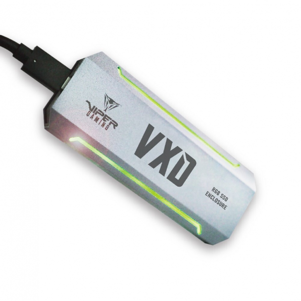 PATRIOT VXD M.2 PCIe Gen3 x 4, NVMe 1.3 RGB SSD ENCLOSURE - Patriot