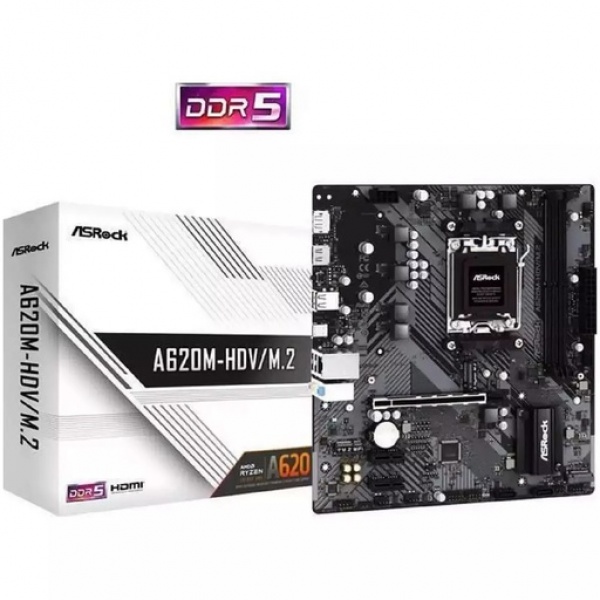 ASRock A620M-HDV/M.2 Motherboard Micro ATX με AMD AM5 Socket - PC & Περιφερειακά & Αναβάθμιση
