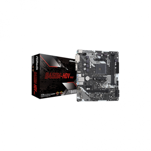ASRock B450M HDV R4.0 Motherboard Micro ATX με AMD AM4 Socket - PC & Περιφερειακά & Αναβάθμιση