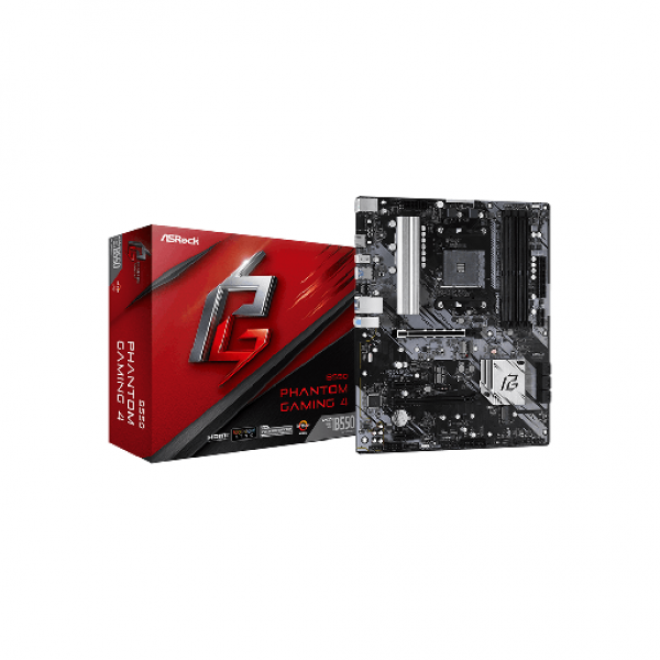ASRock B550 Phantom Gaming 4 Motherboard ATX με AMD AM4 Socket - PC & Περιφερειακά & Αναβάθμιση