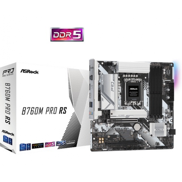 ASRock B760M Pro RS Motherboard Micro ATX με Intel 1700 Socket DDR5 - PC & Περιφερειακά & Αναβάθμιση