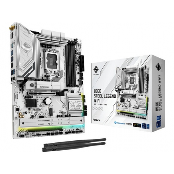 ASRock B860 Steel Legend WIFI Motherboard ATX με Intel 1851 Socket - PC & Περιφερειακά & Αναβάθμιση
