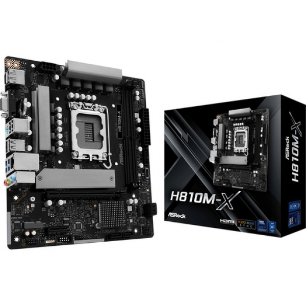 ASRock H810M-X WiFi Motherboard Micro ATX με Intel 1851 Socket - Asrock