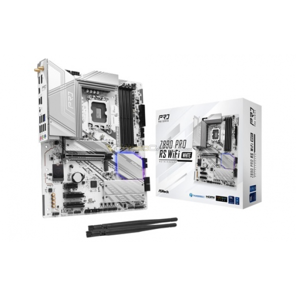 ASRock Z890 Pro RS WiFi White Motherboard ATX with Intel 1851 Socket - PC & Περιφερειακά & Αναβάθμιση