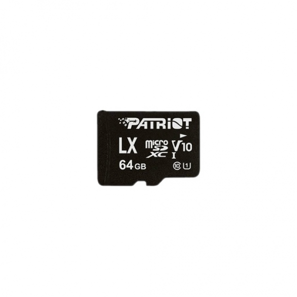 PATRIOT LX MICROSD/XC, 064GB C10 U1 80/10MBs NO-ADAPTER - PC & Περιφερειακά & Αναβάθμιση