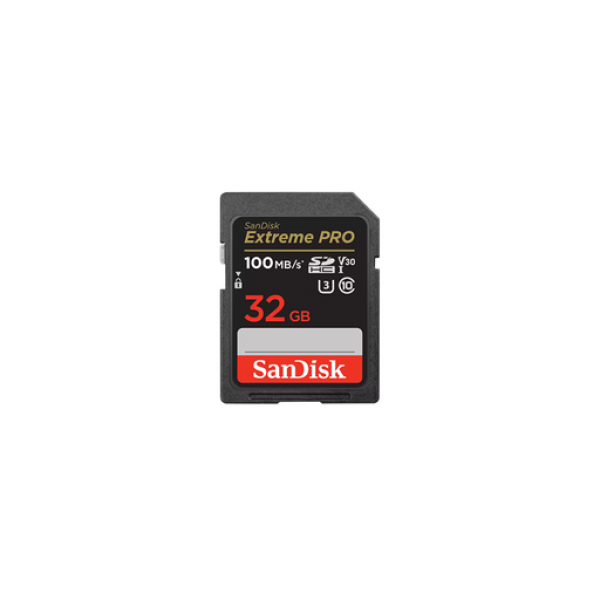 Sandisk Extreme Pro SDXC 32GB Class 10 U3 V30 UHS-I - SanDisk