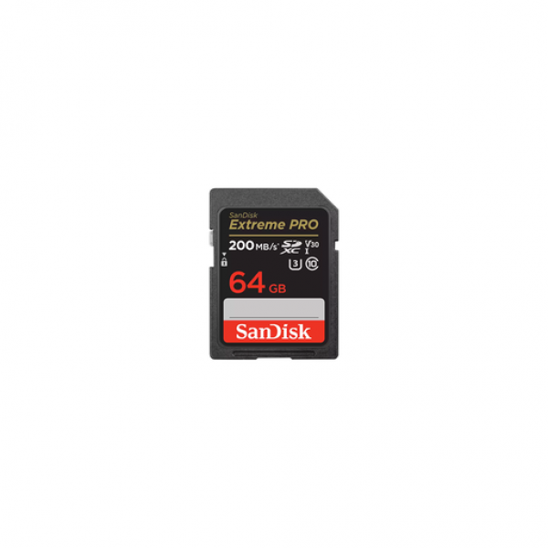 SanDisk Extreme Pro SDXC 64GB Class 10 U3 V30 UHS-I - SanDisk