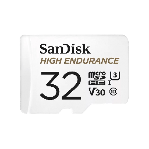 Sandisk High Endurance microSDXC 32GB Class 10 U3 V30 UHS-I με αντάπτορα - SanDisk