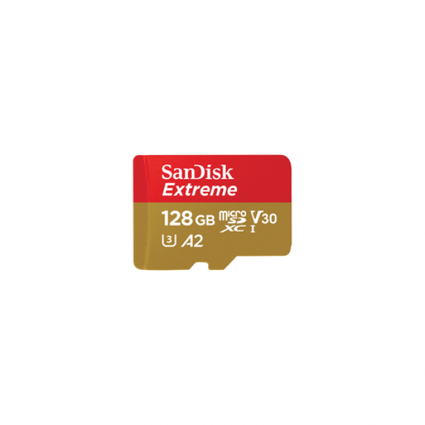 Sandisk Extreme microSDXC 128GB Class 10 U3 V30 A2 UHS-I με αντάπτορα - PC & Περιφερειακά & Αναβάθμιση