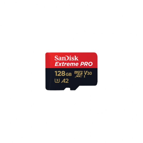 Sandisk Extreme Pro microSDXC 128GB Class 10 U3 V30 A2 UHS-I με αντάπτορα - SanDisk