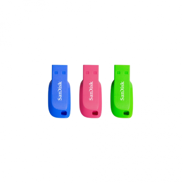 SanDisk Cruzer Blade USB Flash Drive 3-pack - 16GB - SanDisk