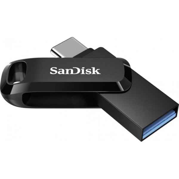 Sandisk Ultra Dual Drive Go 256GB USB 3.1 Stick με σύνδεση USB-C & USB-A Μαύρο - SanDisk