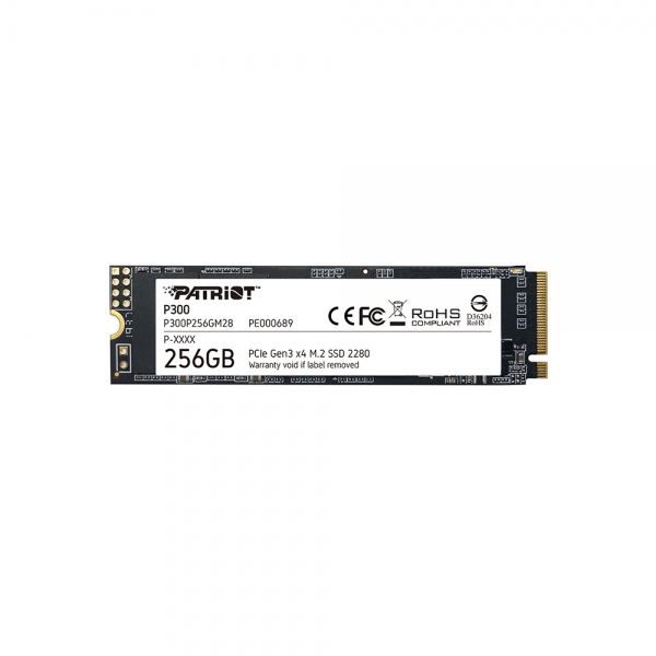 PATRIOT P300, 256GB M2/2280 PCIe3x4/NVMe 1700/1100MBs - Patriot