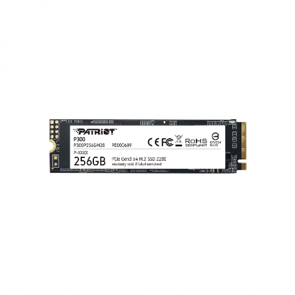 PATRIOT P300, 256GB M2/2280 PCIe3x4/NVMe 1700/1100MBs - Patriot