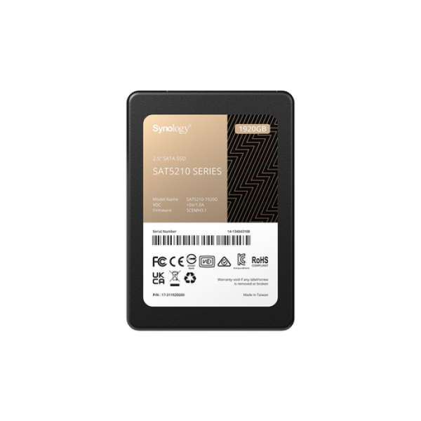 Synology SAT5220-1920G, SSD, 1.92TB, 2.5'', SATA III - SSD Δίσκοι