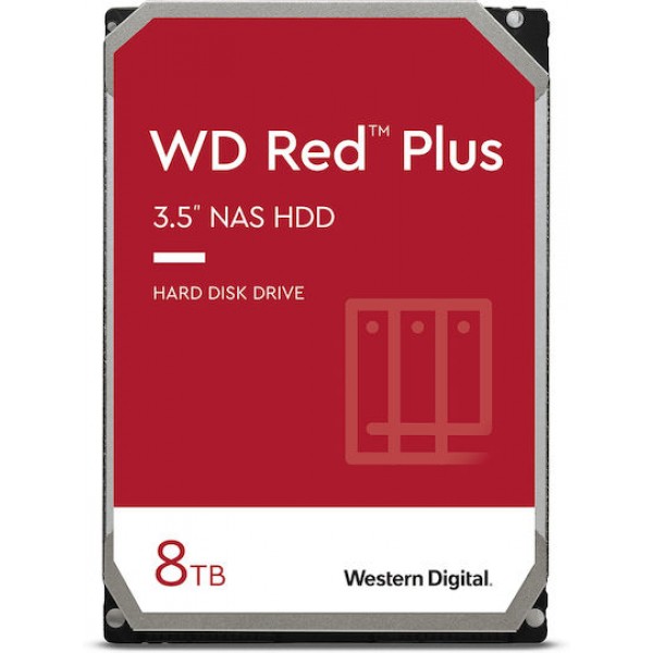 Western Digital Red Plus 8TB HDD - 