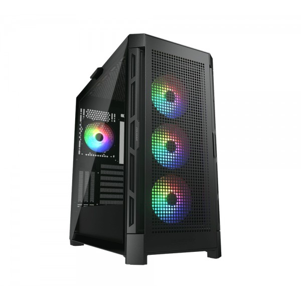 CC-COUGAR Case DUOFACE PRO RGB Tempered Glass Middle ATX Black (4x120mm ARGB fans preinstalled) | Κουτιά Υπολογιστών | PC & Αναβάθμιση |
