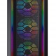 CC-COUGAR Case MX410 Mesh-G RGB Tempered Glass Middle ATX Black (4x120mm RGB fans preinstalled)