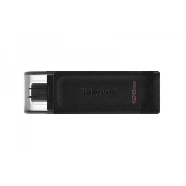KINGSTON USB Stick Data Traveler DT70/128GB, USB 3.2 Type-C, Black - KINGSTON