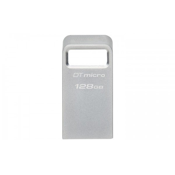KINGSTON USB Stick Data Traveler Micro DTMC3G2/128GB, USB 3.2 Silver - USB Flash Drives