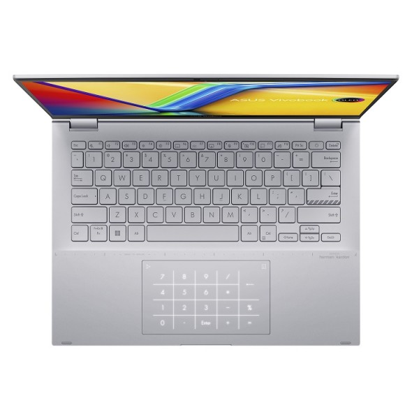 ASUS Laptop Vivobook S 14 Flip OLED TN3402YA-OLED-KN731W 14.0'' 2.8K OLED R7-7730U/16GB/1TB SSD NVMe/Win 11 Home/2Y/Cool Silver | sup-ob | XML |