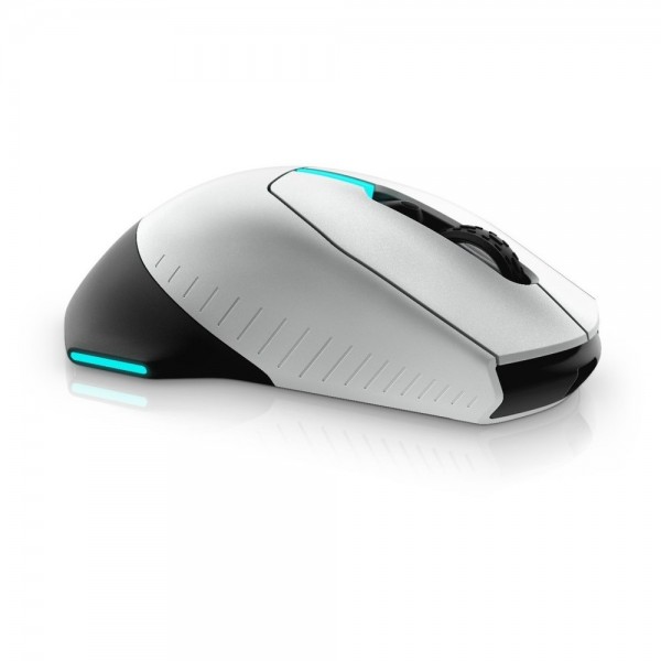 DELL Alienware Wired/Wireless Gaming Mouse - AW610M - Lunar Light - Dell