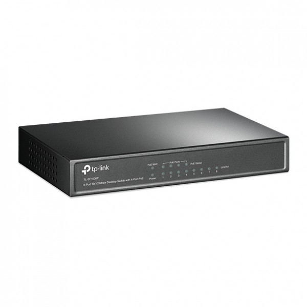 TP-LINK Desktop Switch TL-SF1008P 8 Θυρών, με 4-port POE, Ver. 6.0 - tp-link