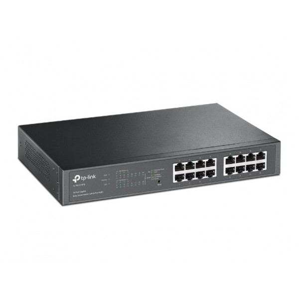 TP-LINK easy smart switch TL-SG1016PE, 16-Port Gigabit, PoE+, Ver. 3.0 - tp-link