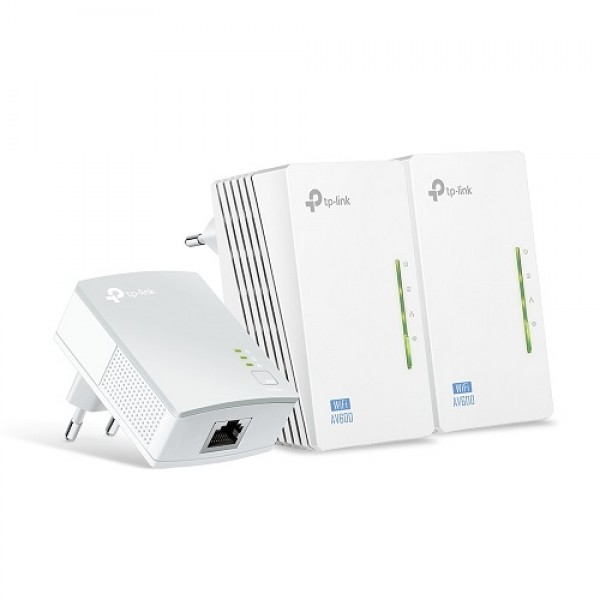 TP-LINK Powerline TL-WPA4220T KIT, AV600 WiFi Network Kit (3 pcs) - Powerlines / Extenders