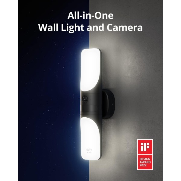 ANKER Eufy Wall Light Cam S100 Wired 2K Outdoor - XML