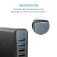 ANKER POWERPORT 5, WALL CHARGER WITH 2XQC3 BLACK