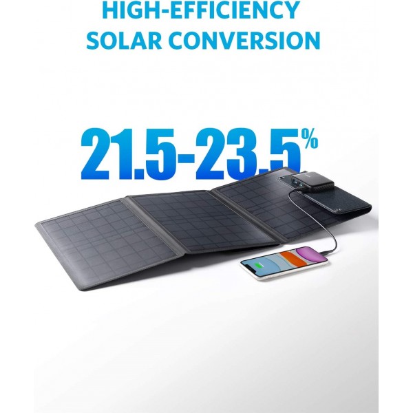 ANKER Solar Charger Monocrystalline Panel 24W 3-Port USB - Σύγκριση Προϊόντων