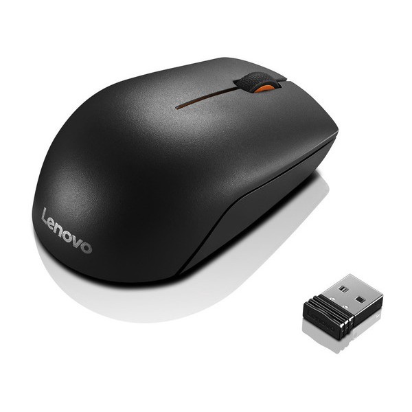 LENOVO Wireless Compact Mouse 300,Black - sup-ob