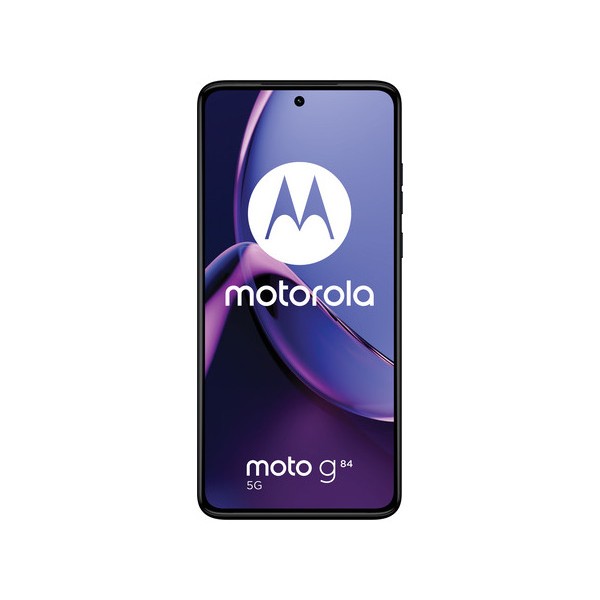 MOTOROLA Smartphone G84, 6.5'' FHD+ pOLED display/Qualcomm Snapdragon 695/12GB/256GB/Android 13/Midnight Blue - XML
