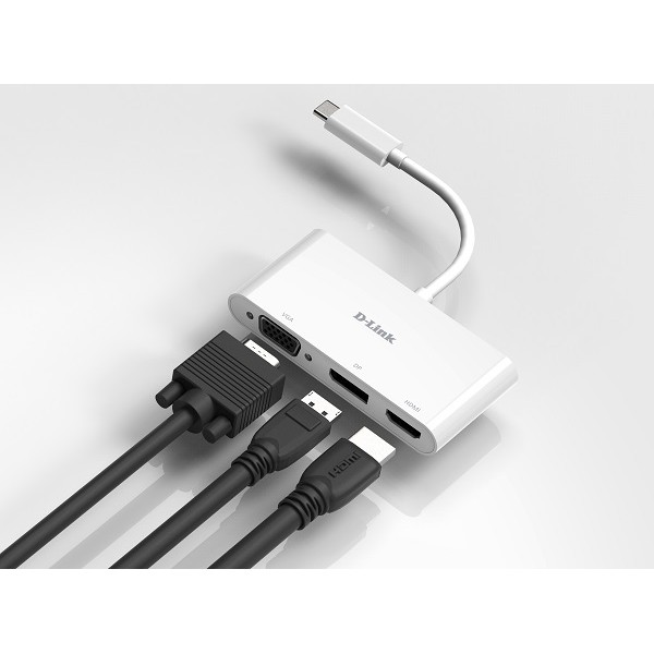 Dlink 3in1 HDMI/VGA/DisplayPort DUB-V310 - Networking Adapters
