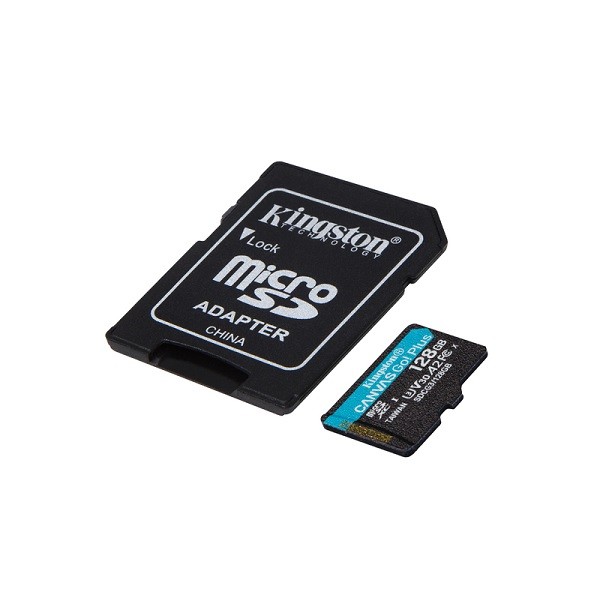 KINGSTON Memory Card MicroSD Canvas Go! Plus SDCG3/128GB, Class 10, SD Adapter - Σύγκριση Προϊόντων