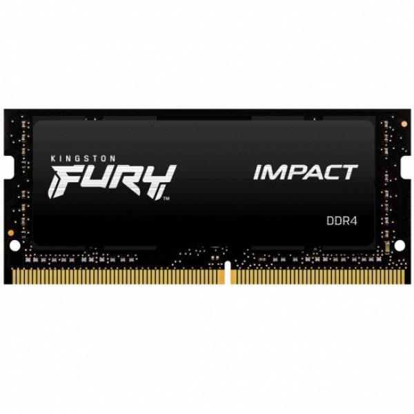 KINGSTON Memory KF432S20IB/8,FURY Impact DDR4 SODIMM, 3200MHz, 8GB - KINGSTON