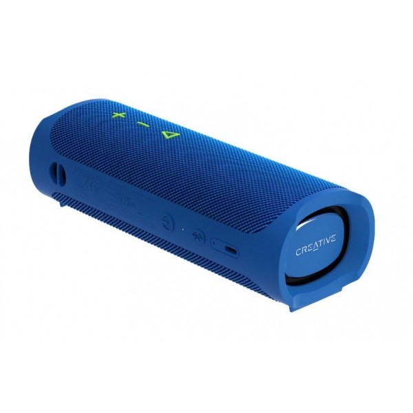 Creative Muvo Go Αδιάβροχο Ηχείο Bluetooth 20W με Διάρκεια Μπαταρίας έως 18 ώρες Μπλε  (MF8405 BU) | Ηχεία | Εικόνα & Ήχος |