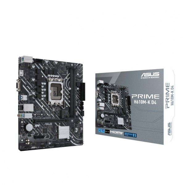 ASUS MOTHERBOARD PRIME H610M-K D4, 1700, DDR4, MATX - PC & Αναβάθμιση