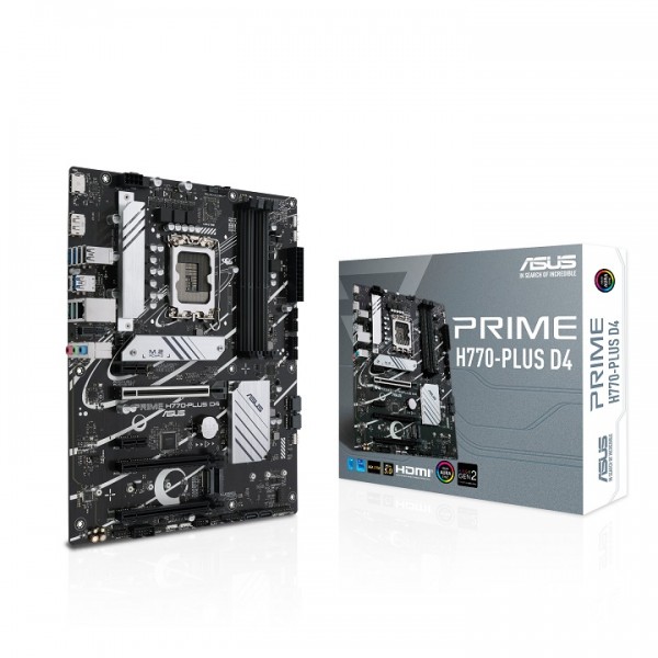 ASUS MOTHERBOARD PRIME H770-PLUS D4, 1700, DDR4, ATX - Asus