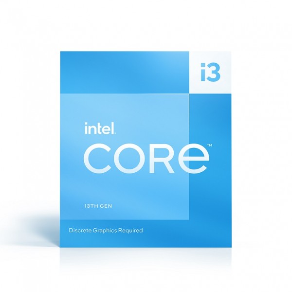 INTEL CPU Core i3-13100F, 4 Cores, 3.40GHz, 12MB Cache, LGA1700 - Intel