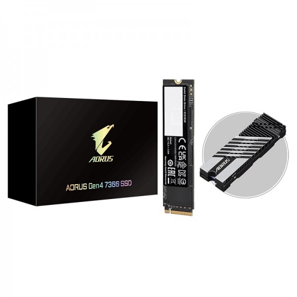GIGABYTE SSD AORUS Gen4 7300 SSD 1TB PCIe NVMe - PC & Αναβάθμιση