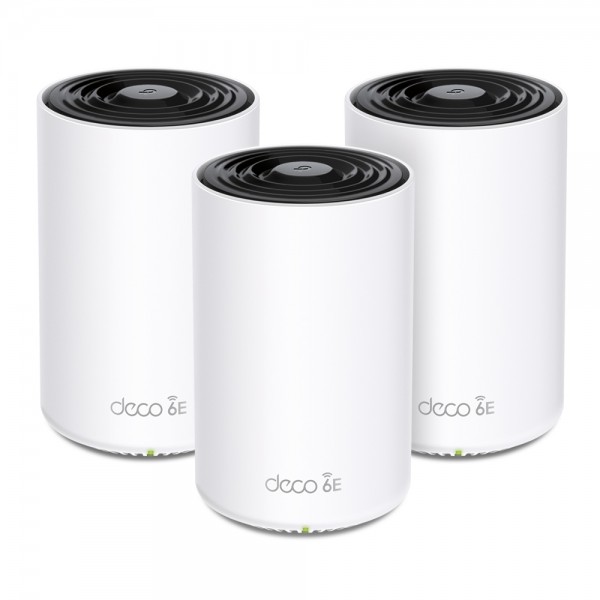 TP-LINK Deco XE75 Pro AXE5400 Tri-Band Mesh Wi-Fi 6E 3 Pack System σε Τριπλό Kit - tp-link
