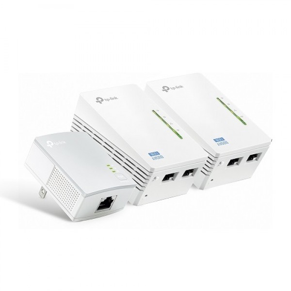TP-LINK Powerline TL-WPA4220T KIT, AV600 WiFi Network Kit (3 pcs) - Servers - Δικτυακά