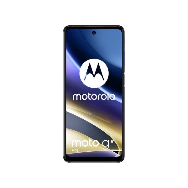 MOTOROLA Smartphone G51, 6.8''/SD 480P/4GB/64GB/5G/Android 11/Blue - Lenovo