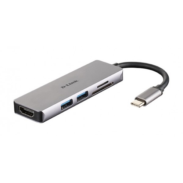 Dlink 5in1 USBC HDMI/CardRead DUB-M530 - DLINK
